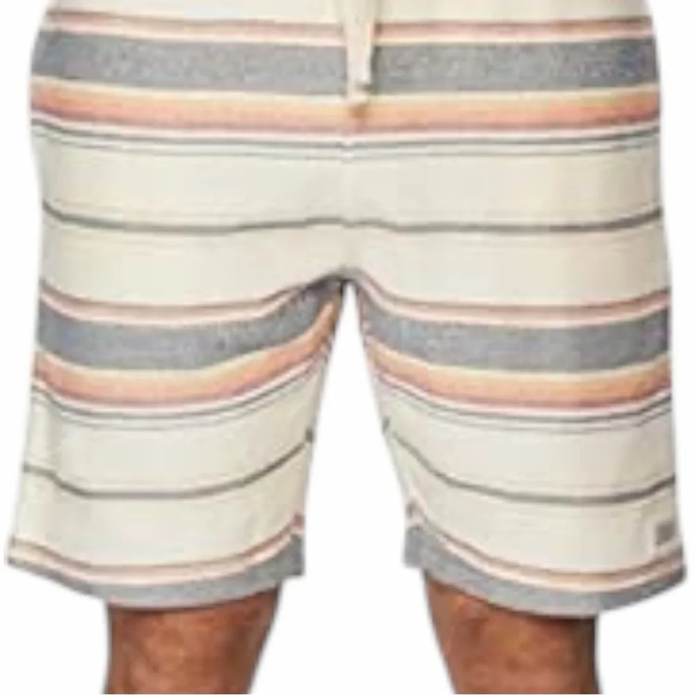 O'Neill Mens XL Striped Standard Fit Drawstring Summer Walking Shorts - Picture 8 of 9